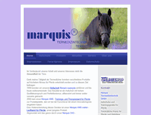 Tablet Screenshot of marquis-vetec.com